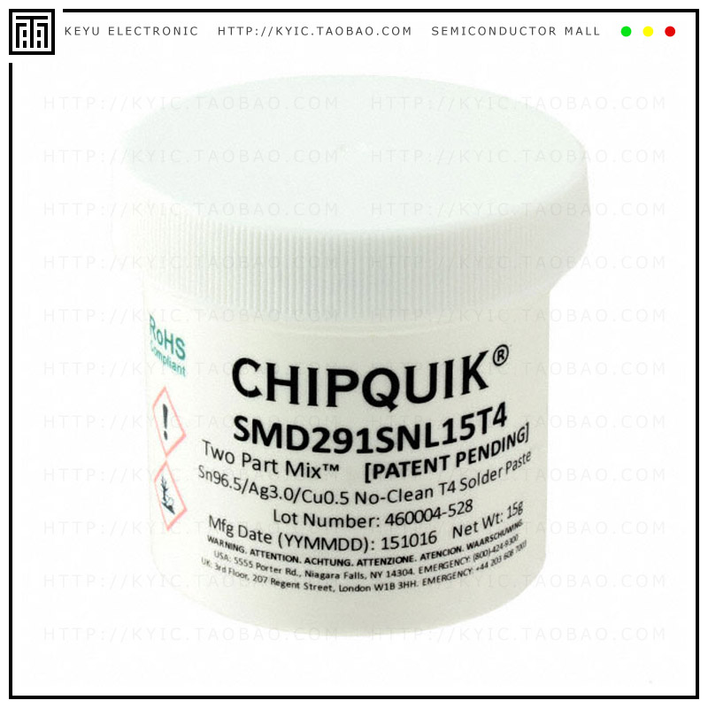 SMD291SNL15T4【SOLDER PASTE TWO PART MIX】