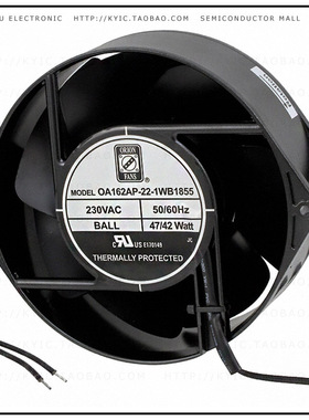OA162AP-22-1WB1855【FAN AXIAL 172X55MM 230VAC WIRE】