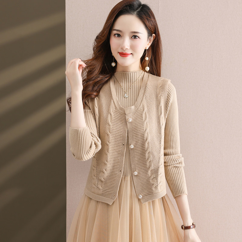 坎肩针织马甲毛衣小背心女秋装2024新款冬季叠穿短款毛线马夹上衣