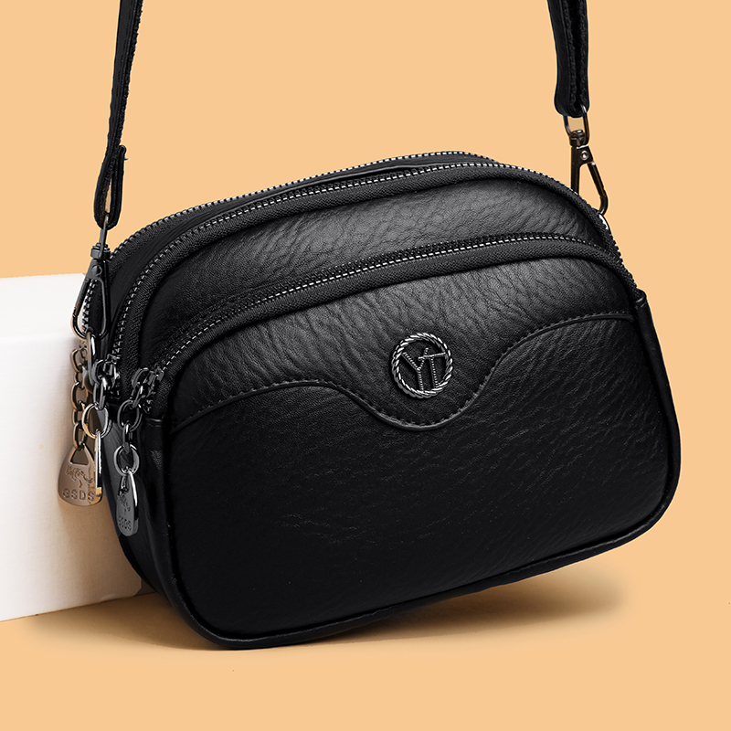 2025新款真皮女包单肩斜挎包