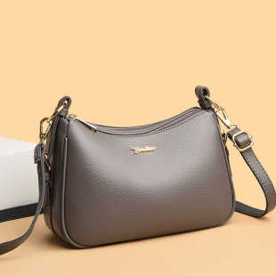 真皮斜挎大容量女款包包女式2024年新款洋气高级感百搭中年妈妈包