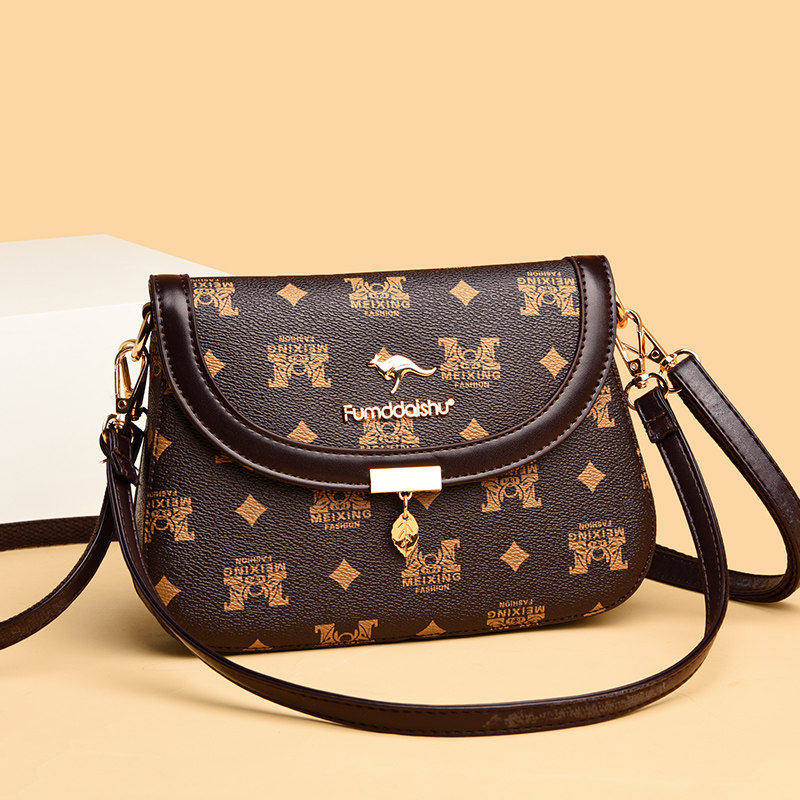 袋鼠正品真女包2023新款女士斜挎包时尚中年妈妈包百搭单肩小包包,箱包皮具/热销女包/男包,通用款女包,淘宝优惠券,粉丝福利购,淘宝优惠卷