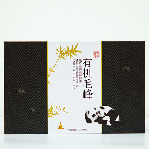 峨眉雪芽 2026新茶有机毛峰152g 春茶有机绿茶茶叶