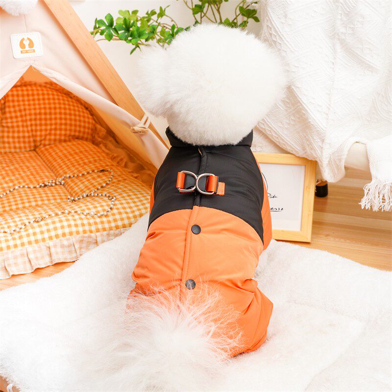 狗狗牵引衣服秋冬款比熊泰迪博美