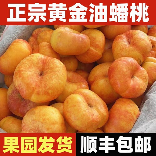 现摘油蟠桃！爆汁！顺丰发货