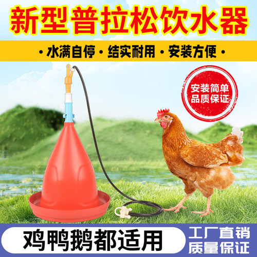 加厚普拉松养鸭鹅鸡用自动饮水器喂水器加水壶养鸡养殖设备鸡用品