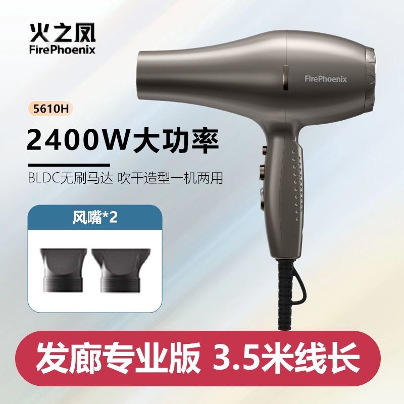 火之凤5610H电吹风机理发店专用发型师大功率发廊超静音速干风筒