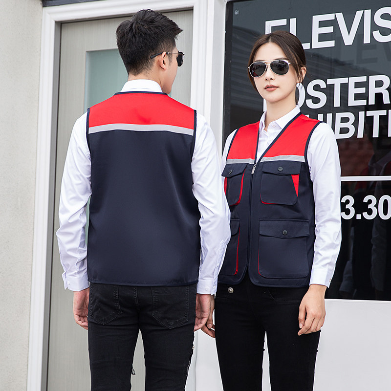 工作服马甲定制装修公司马家工地工人施工服广告团体劳保服印logo