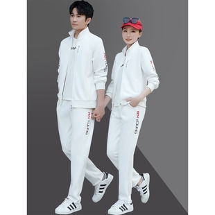 ZOICNIKE情侣运动套装2026春秋款男女休闲运动服男士卫衣跑步套装