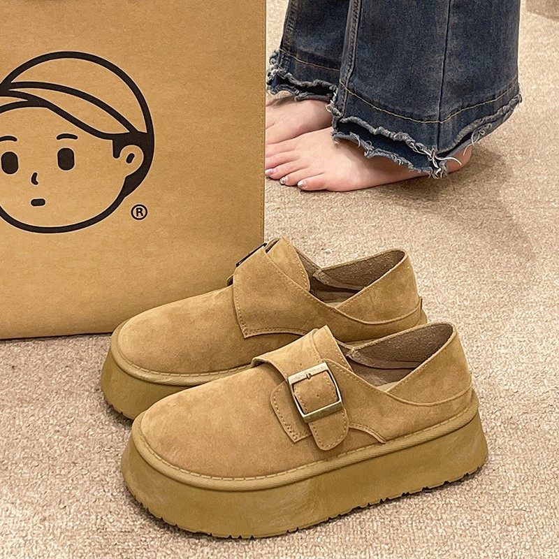 四季青广州十三行即墨厚底包头半拖鞋女秋季新款复古百搭一脚蹬勃,女鞋,浅口单鞋,淘宝优惠券,粉丝福利购,淘宝优惠卷