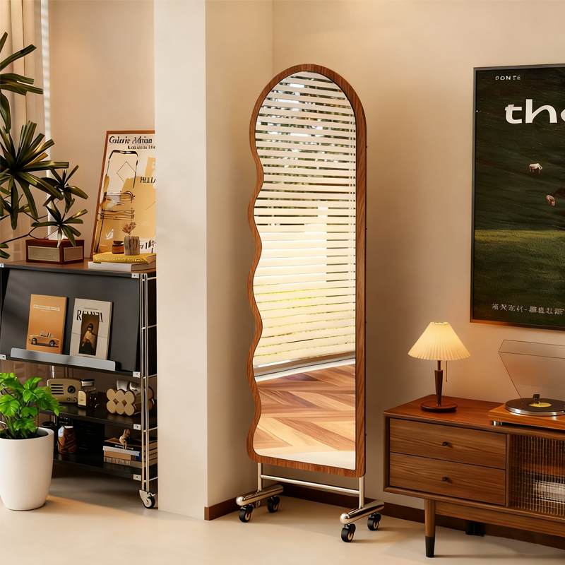 高级感可移动异形穿衣镜