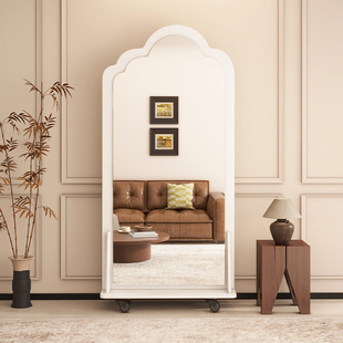 舞蹈镜落地镜移动收纳一体家用镜子全身穿衣镜瑜伽健身练功房镜子