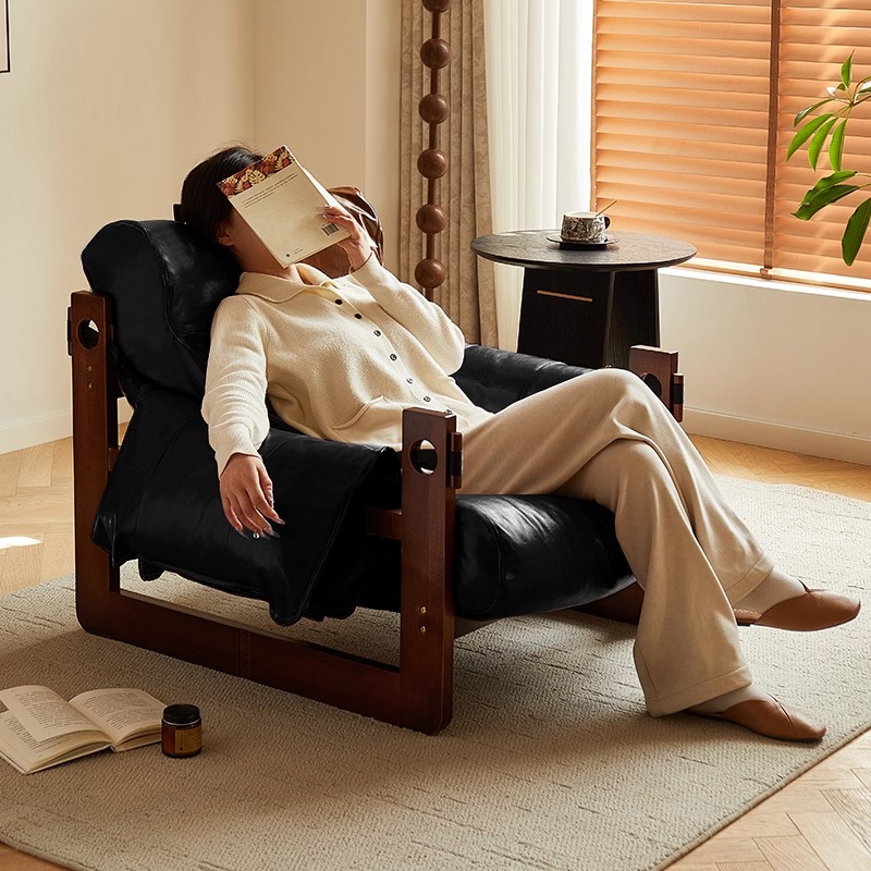 单人沙发椅中古风泽西岛椅