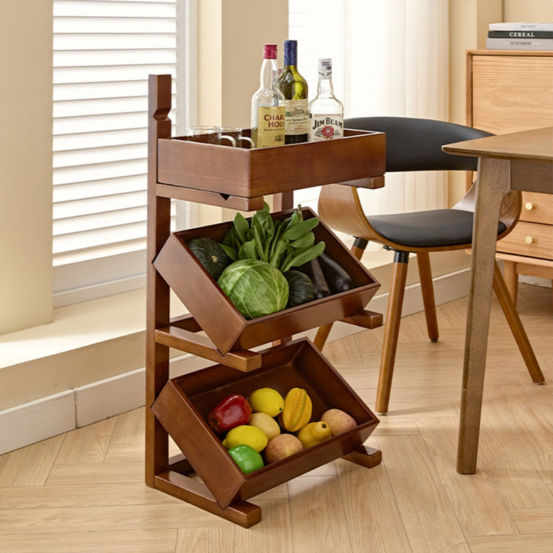 实木高颜值置物收纳架