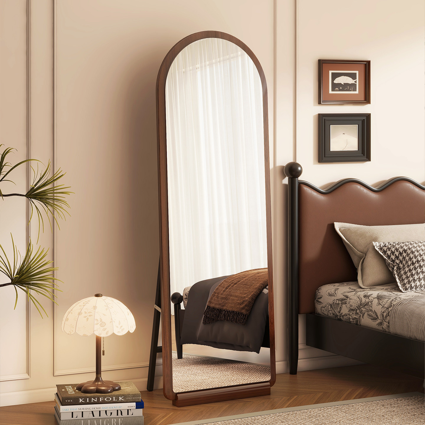 中古全身镜落地镜家用轻奢高级镜子挂墙穿衣镜女生卧室简约试衣镜,住宅家具,穿衣镜,淘宝优惠券,粉丝福利购,淘宝优惠卷