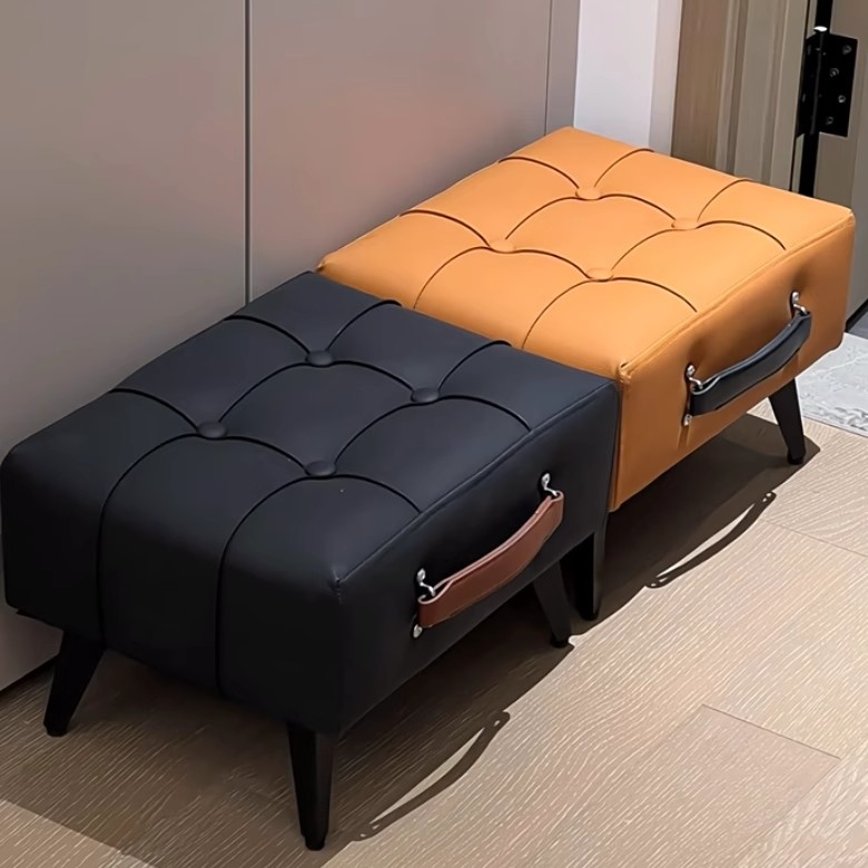 超舒服的实木换鞋脚踏凳