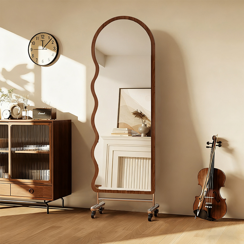 高级感可移动异形穿衣镜