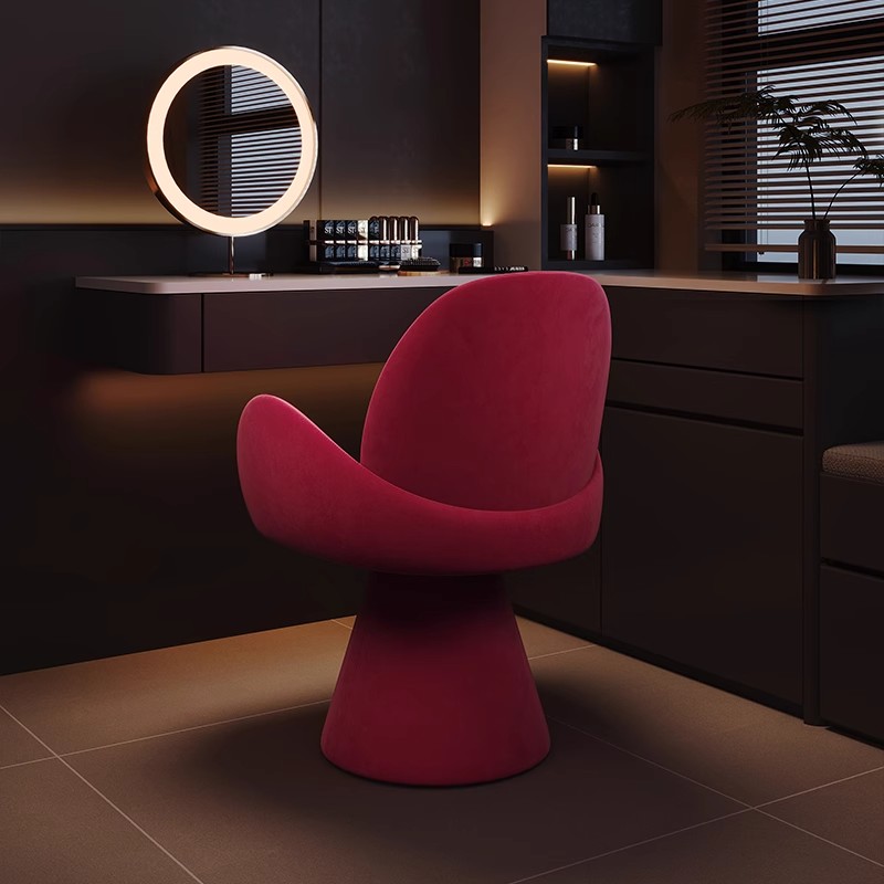 简约高级可旋转梳妆台凳子