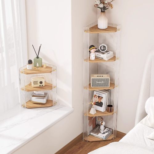 乐远高级感转角柜角置物架