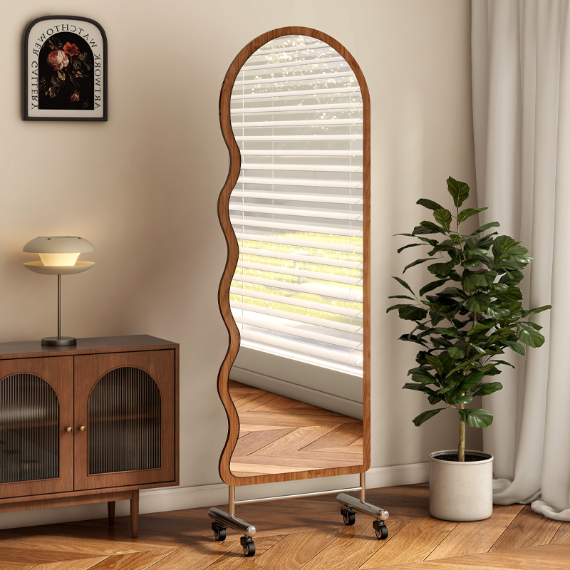 可移动中古风全身穿衣镜