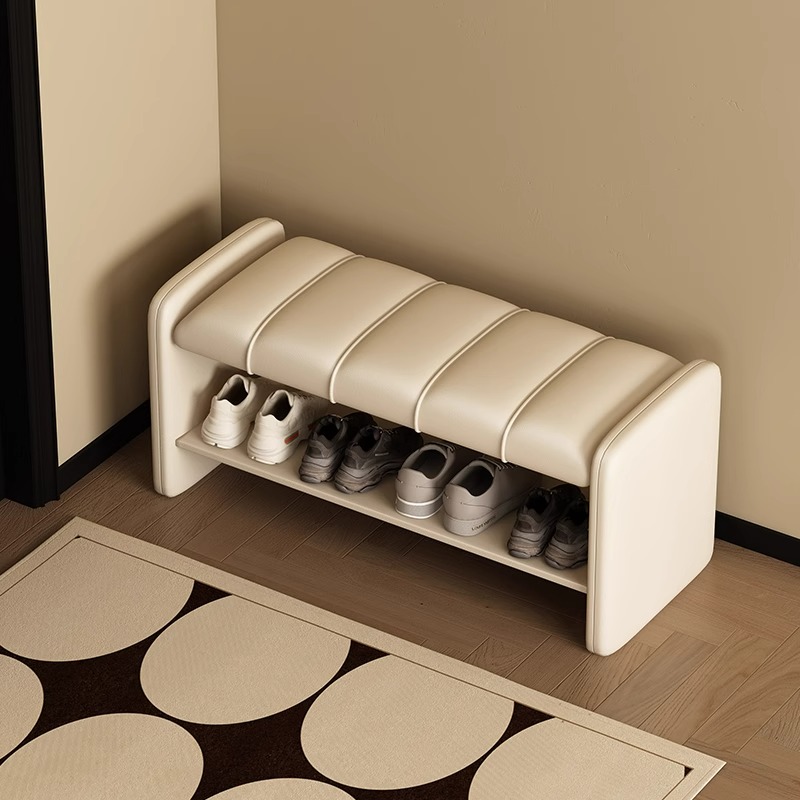 家用轻奢皮质换鞋凳鞋柜