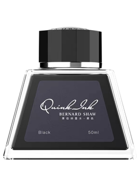Bernard Shaw/萧伯纳墨水非碳素不堵笔钢笔专用黑色速干50ml墨水