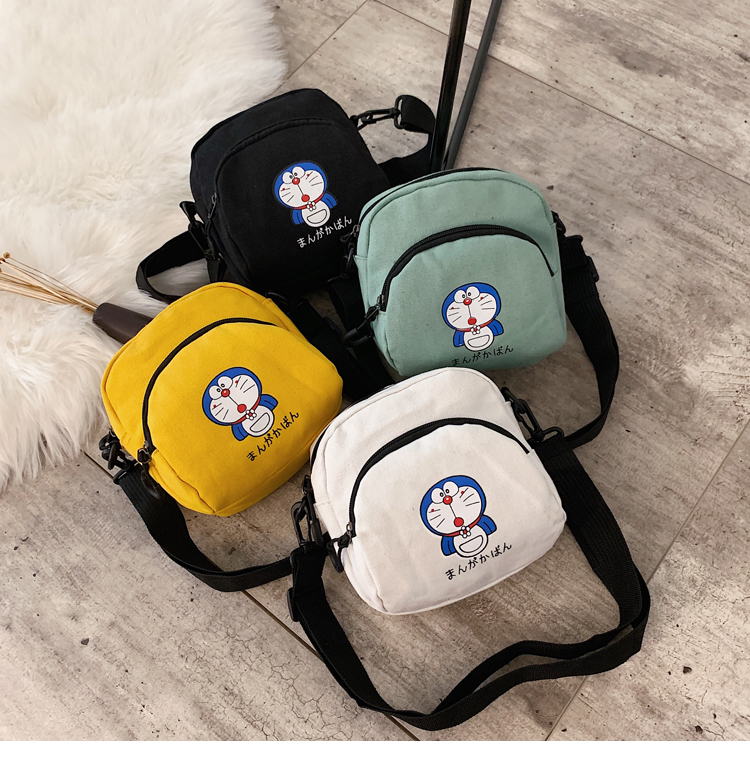 新款儿童包包可爱卡通斜挎包男女童时尚单肩包小孩子休闲帆布挎包