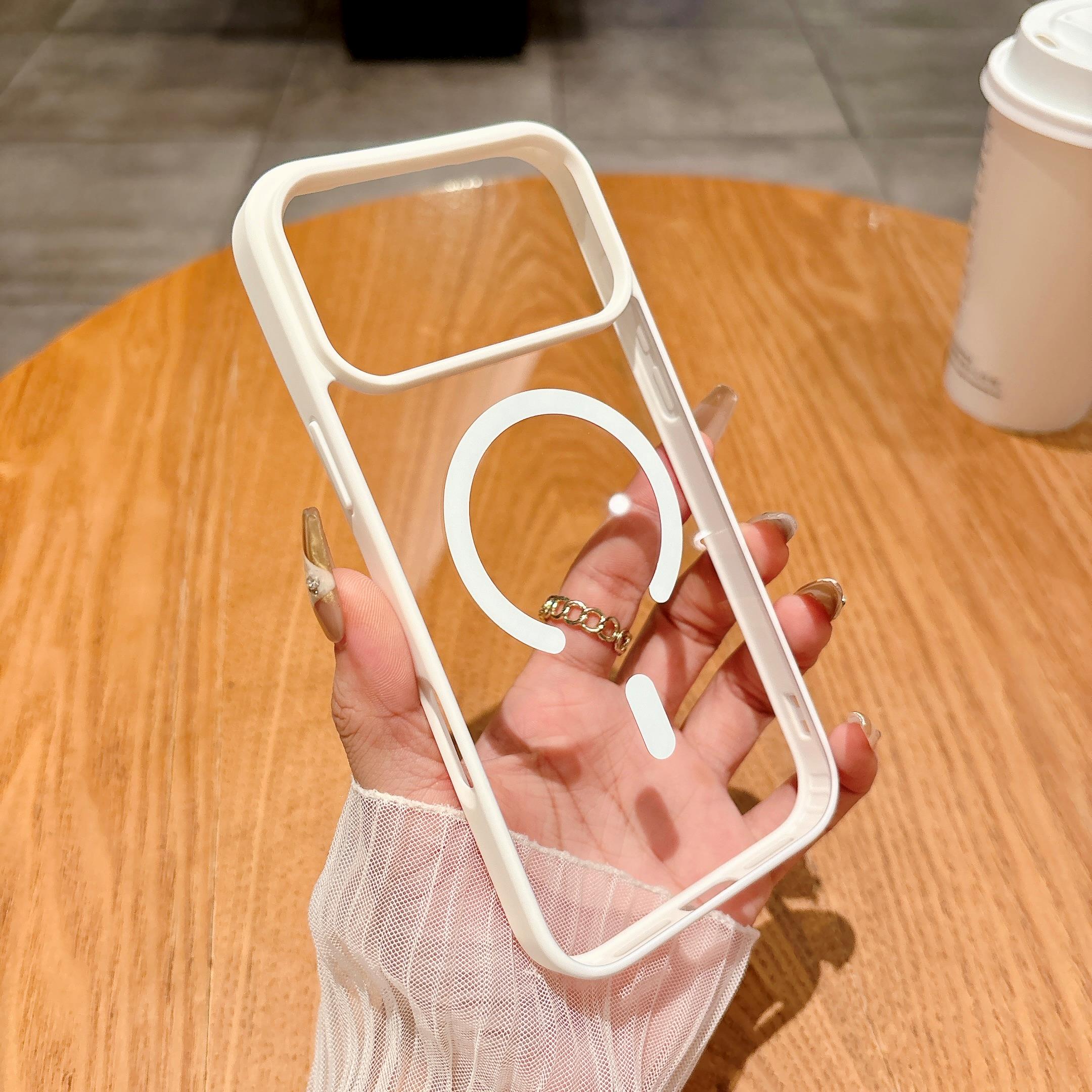 肤感MagSafe磁吸亚力克手机壳