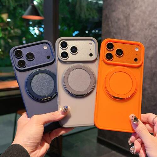 新款肤感360度旋转磁吸17p手机壳