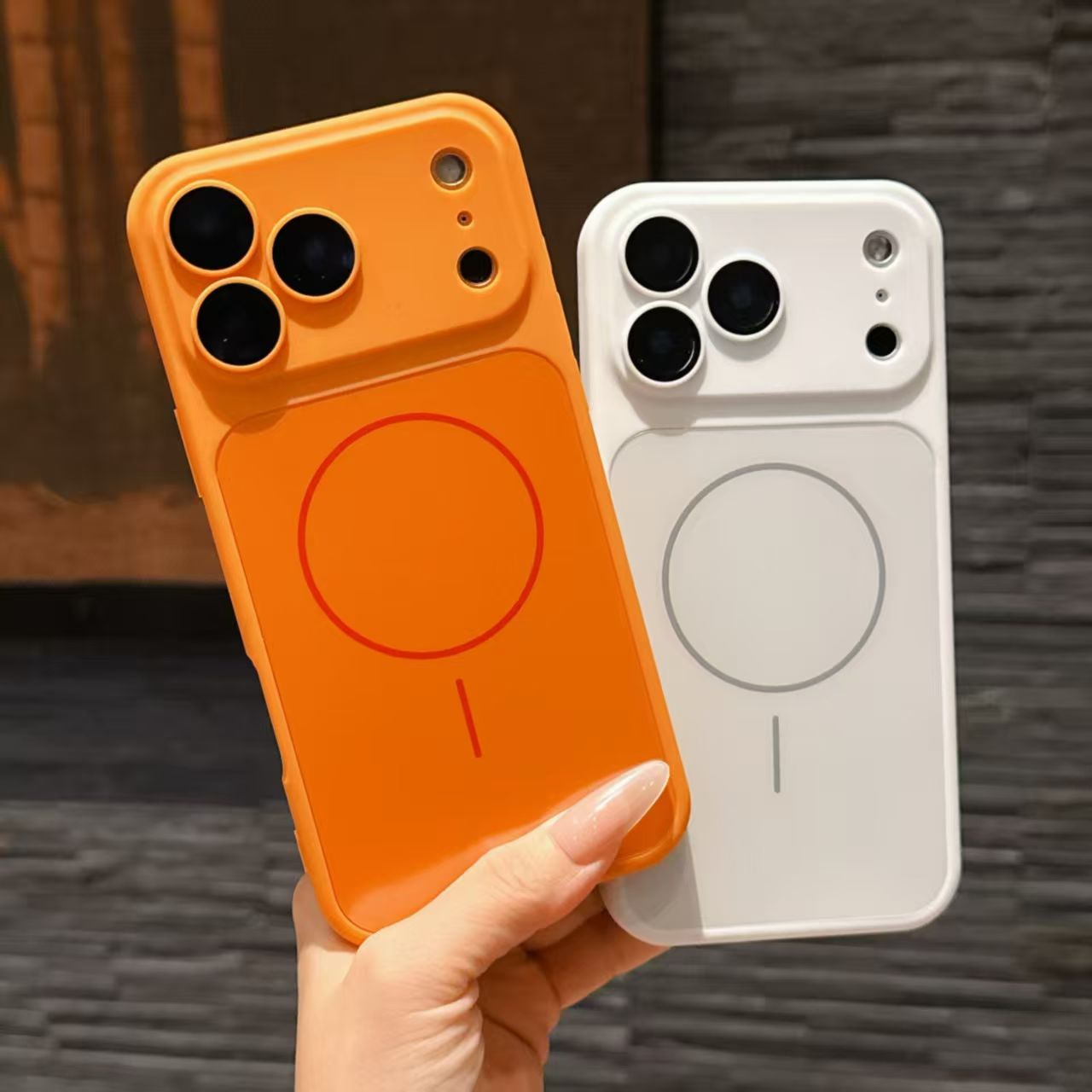 秒表17ProMax手机壳高级感细圈壳