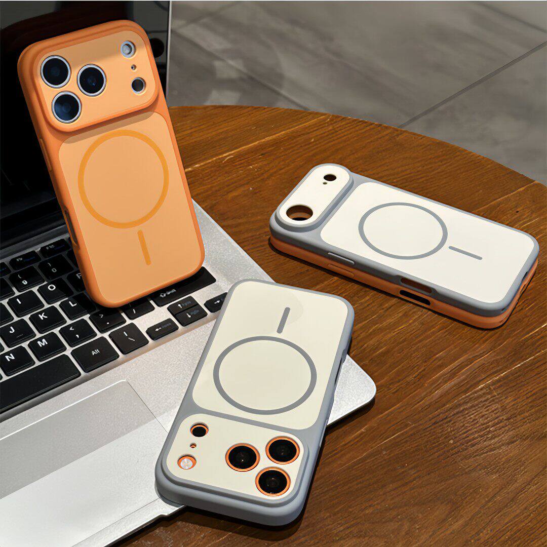 秒变17精孔大视窗适用苹果17Pro磁吸手机壳iPhone16promax肤感磨砂新款Air全包防摔15/14PM撞色ip13/12保护套