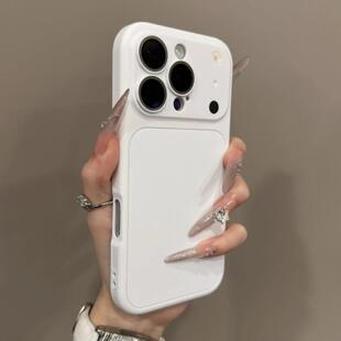 二合一防摔适用苹果iPhone17promax手机壳iPhone16小众15pro简约纯色14pro女款13pro新款12pro小众系列11哇塞