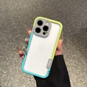 软边框镂空散热适用iphone16pormax手机壳13糖果色14苹果11简约Xs防摔XR时尚 6plus X撞色15pm轻薄8Plus防摔7