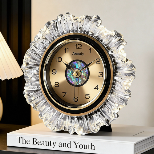 胡桃木钟表挂钟客厅时钟挂墙实木2025新款简约大气高级感装饰挂表