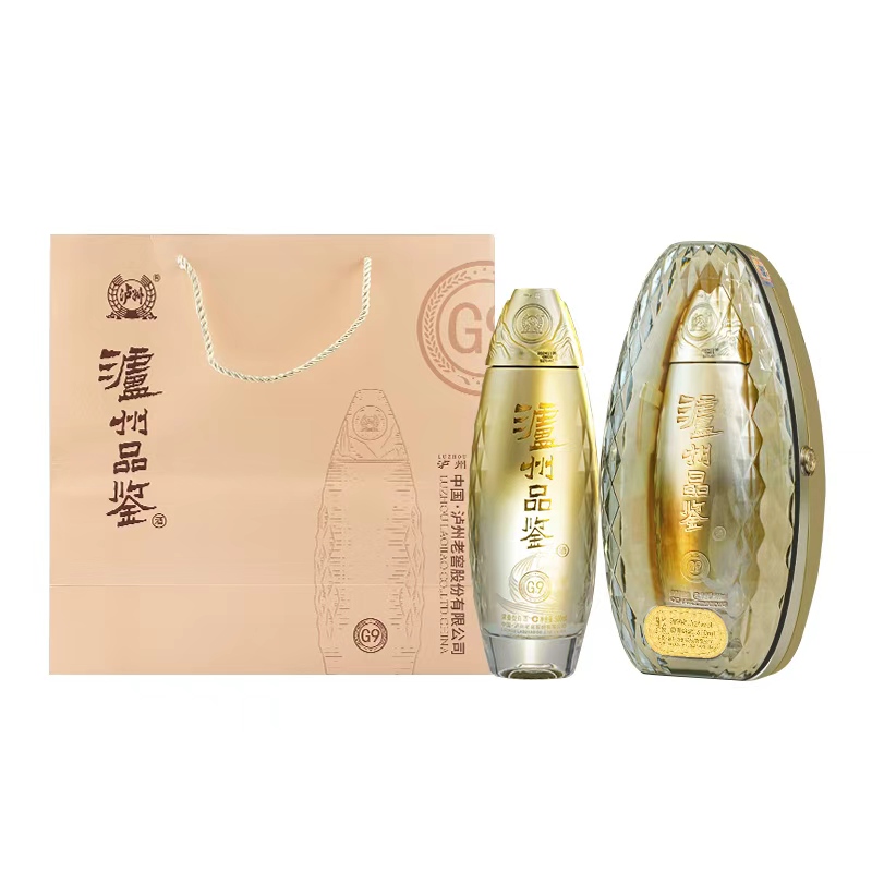 泸州老窖泸州品鉴G9 浓香型白酒商务宴请送礼摆柜佳品 52度 500mL