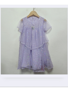 迪夏季女童中大童连衣裙