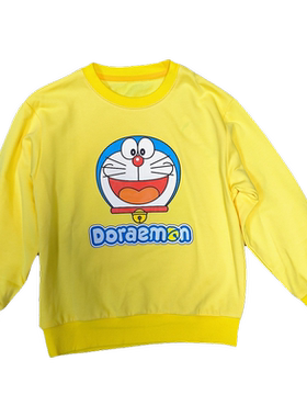 清仓多拉a梦春秋季男童女童卫衣