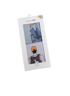 大鼻狗春夏男童竹纤维平角内裤2条装