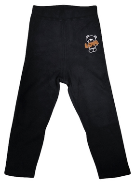 小黑托昵秋冬季女童加绒打底裤