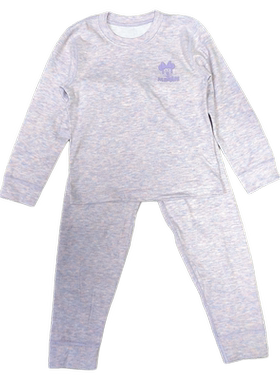 迪秋冬女童薄绒家居服套装