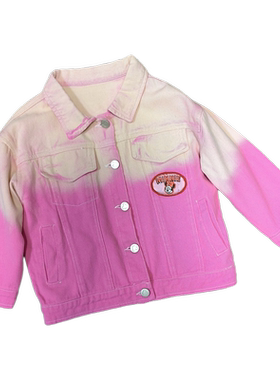 迪秋季女童牛仔外套