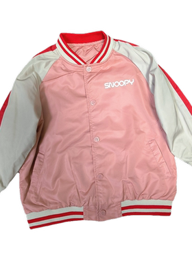 史努比秋季女童外套棒球服夹克