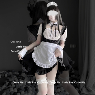 性感围裙绑带cos女仆内衣套制服睡衣女 喵了个汪 cutie做你 猫