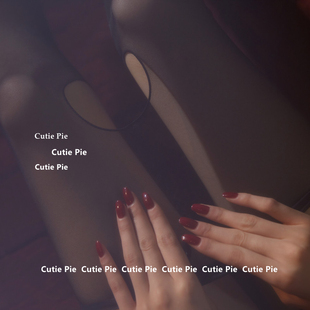 cutie：黑丝袜大码 0D超薄丝袜女MF脚尖透明隐形无痕脚尖性感美腿