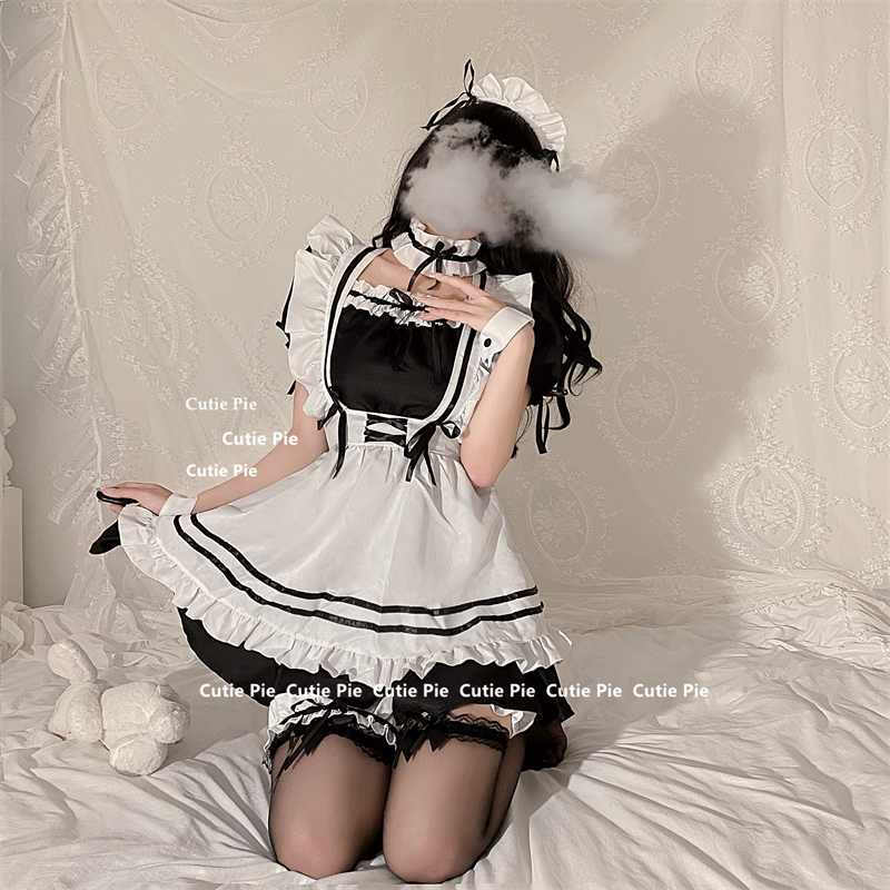 cutie：洛丽塔连衣裙可爱女佣服学院风性感女仆装cos服装角色扮演