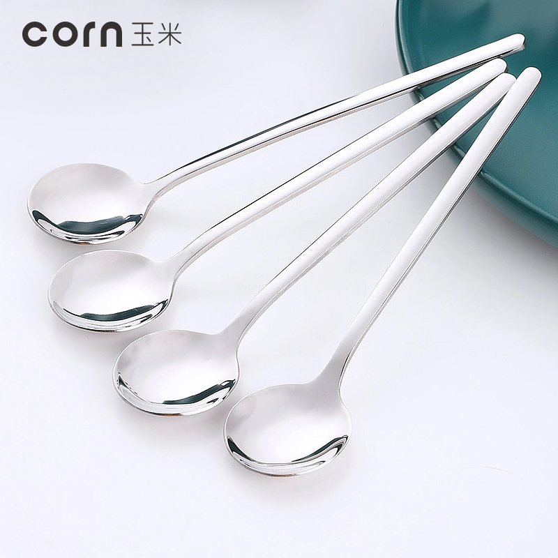 corn玉米不锈钢勺子西餐勺
