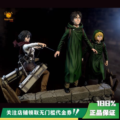 【海外专拍】丈青GK Model Power MP 地下三人组 雕像