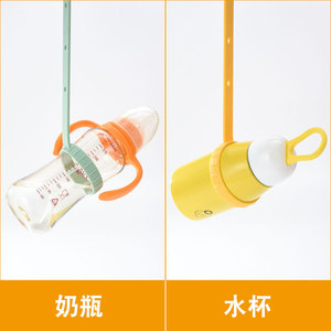 新款杯链奶瓶防丢链 防丢掉落绳长度可调节保温杯硅胶链 水杯配件