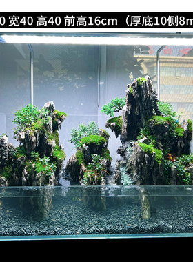 水陆生态景观鱼缸假山流水