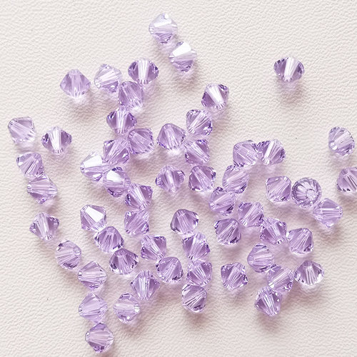 紫罗兰345mm奥地利水晶串珠diy